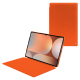 Capa em pele Samsung Galaxy Tab S10 Ultra - Orange fluo ( Pantone #ff5406 ) 