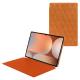 Custodia in pelle Samsung Galaxy Tab S10 Ultra - Mandarine vintage - Couture ( Pantone #d47231 ) 