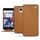 Capa em pele OnePlus 3 - Mandarine vintage ( Pantone 165C ) 