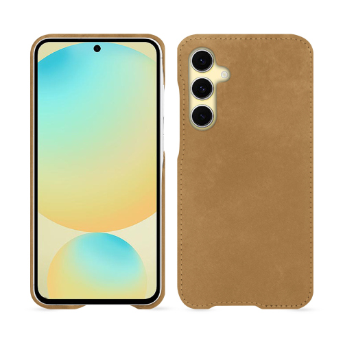 Luxus-Rückschale für Samsung Galaxy S24 FE - NoreveSable vintage ( Pantone #9b7340 ) 