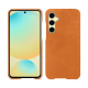 Lederschutzhülle Samsung Galaxy S24 FE - Mandarine vintage ( Pantone #d47231 ) 