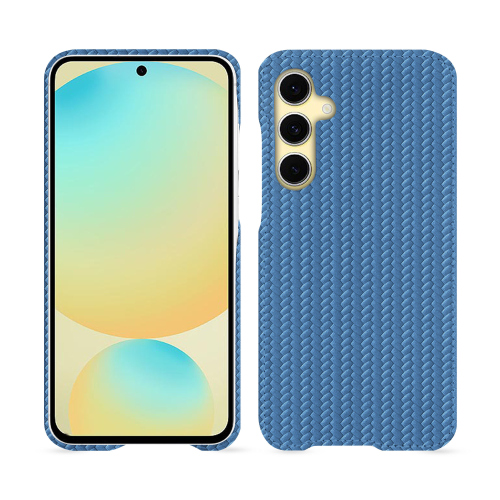 Capa traseira de luxo e personalizável para Samsung Galaxy S24 FE - NoreveAbaca ishia ( Pantone #395775 ) 