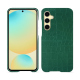 Funda de piel Samsung Galaxy S24 FE - Crocodile pino ( Pantone #173F35 ) 