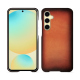 Capa em pele Samsung Galaxy S24 FE - Orange Patine