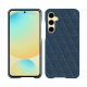Samsung Galaxy S24 FE leather cover - Indigo - Couture ( Pantone #1f4565 ) 