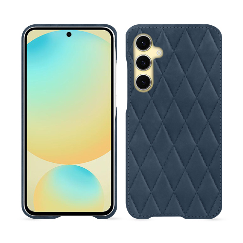 Coque Arrière Luxe et Personnalisable pour Samsung Galaxy S24 FE - NoreveJean vintage - Couture ( Pantone #2f414f  ) 