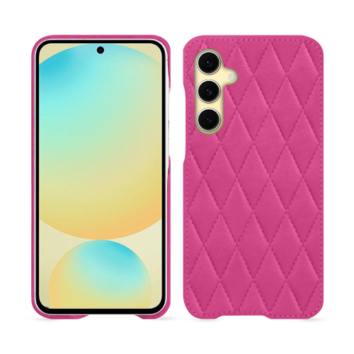 Cover posteriore di lusso e personalizzabile per Samsung Galaxy S24 FE - NoreveRose BB - Couture ( Pantone #DB599F )