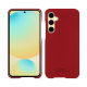 硬质真皮保护套 Samsung Galaxy S24 FE - Rouge PU ( Pantone #d50032 )