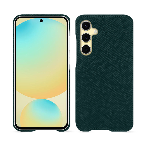 Coque Arrière Luxe et Personnalisable pour Samsung Galaxy S24 FE - NoreveVert séduisant ( Pantone #1d3c34 ) 