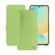 Housse cuir Samsung Galaxy S24 FE - Vert olive ( Nappa - Pantone #a7c58e ) 