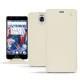 OnePlus 3 leather case - Blanc (  Nappa - White ) 