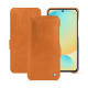 Capa em pele Samsung Galaxy S24 FE - Mandarine vintage ( Pantone #d47231 ) 