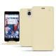 OnePlus 3 leather case - Beige ( Nappa - Pantone 7502C ) 