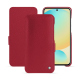 Capa em pele Samsung Galaxy S24 FE - Rouge passion ( Pantone #a6192e ) 