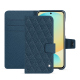 Samsung Galaxy S24 FE leather wallet case - Indigo - Couture ( Pantone #1f4565 ) 
