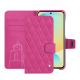 Funda de piel para cartera Samsung Galaxy S24 FE - Rose BB - Couture ( Pantone #DB599F )