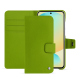 Samsung Galaxy S24 FE leather wallet case - Vert Veggie ( Pantone #68724d ) 