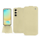 Samsung Galaxy S24 FE leather case - Beige ( Nappa - Pantone #ceb888 ) 