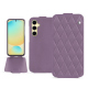 Funda de piel Samsung Galaxy S24 FE - Lilas - Couture ( Nappa - Pantone #b9a3e3 ) 