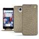 OnePlus 3 leather case - Autruche desert