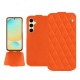 硬质真皮保护套 SSamsung Galaxy S24 FE - Orange fluo - Couture ( Pantone #ff5406 ) 