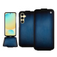 Housse cuir Samsung Galaxy S24 FE - Bleu Patine