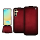 가죽 커버 Samsung Galaxy S24 FE - Rouge Patine