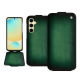 Housse cuir Samsung Galaxy S24 FE - Vert Patine