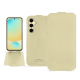 Capa em pele Samsung Galaxy S24 FE - Beige PU ( Pantone #ceb888 ) 
