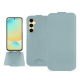 Samsung Galaxy S24 FE leather case - Bleu Ciel PU ( Pantone #abcae9 )