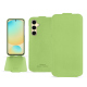 Custodia in pelle Samsung Galaxy S24 FE - Vert olive PU ( Pantone #a7c58e )