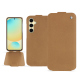 Samsung Galaxy S24 FE leather case - Beige Veggie ( Pantone #dab9a1 ) 