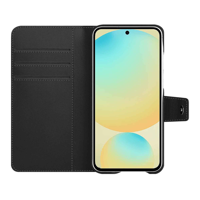 Capa de couro para carteira Samsung Galaxy S24 FE