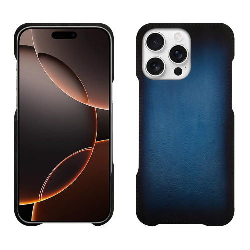 Capa de luxo para Apple iPhone 16 Pro | Elegância e exclusividadeBleu Patine