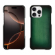 Apple iPhone 16 Pro leather cover - Vert Patine