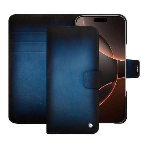 Apple iPhone 16 Pro Wallet Case | Luxe et SingularitéBleu Patine