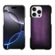 Custodia in pelle Apple iPhone 16 Pro Max - Violet Patine
