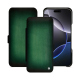 Housse cuir Apple iPhone 16 Pro Max - Vert Patine