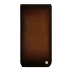Pochette cuir Apple iPhone 16 Pro Max - Marron Patine
