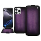 Apple iPhone 16 Pro Max leather case - Violet Patine