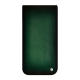 Pochette cuir Apple iPhone 16 Pro - Vert Patine