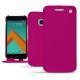 Capa em pele HTC 10 - Rose fluo