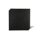 Glasuntersetzer - 10 X 10 - X6 - Quadratisch - Autruche nero ( Noir / Black) 