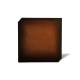 Sous verres - Carré - 10 X 10 - X6 - Marron Patine