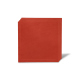 Glasuntersetzer - 10 X 10 - X6 - Quadratisch - Arange clouquié ( Pantone #D33108 )