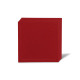 스퀘어 코스터 - 10 X 10 - X6 - Rouge PU ( Pantone #d50032 )