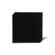 Square Coasters - 10 X 10 - X6 - Noir Veggie ( Noir / Black) 