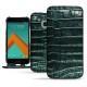 HTC 10 leather case - Crocodile pino