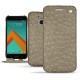 Custodia in pelle HTC 10 - Autruche desert