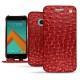 HTC 10 leather case - Autruche ciliegia